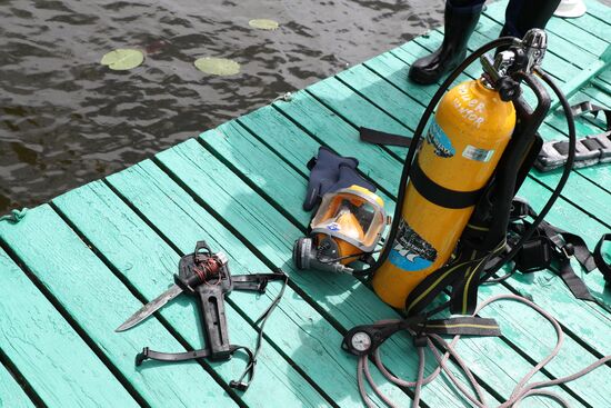 Moscow search and rescue patrol at work
