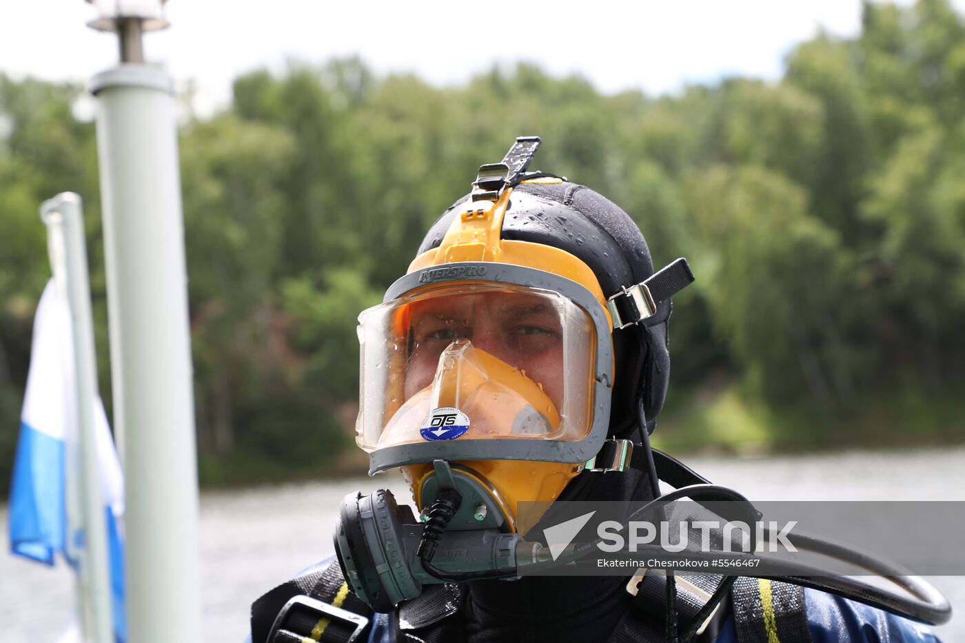 Moscow search and rescue patrol at work