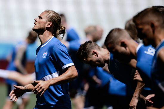 Russia World Cup Iceland Training