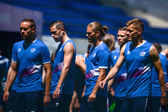 Russia World Cup Iceland Training