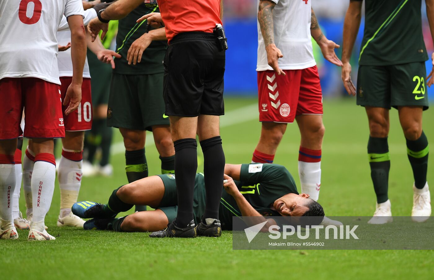 Russia World Cup Denmark - Australia