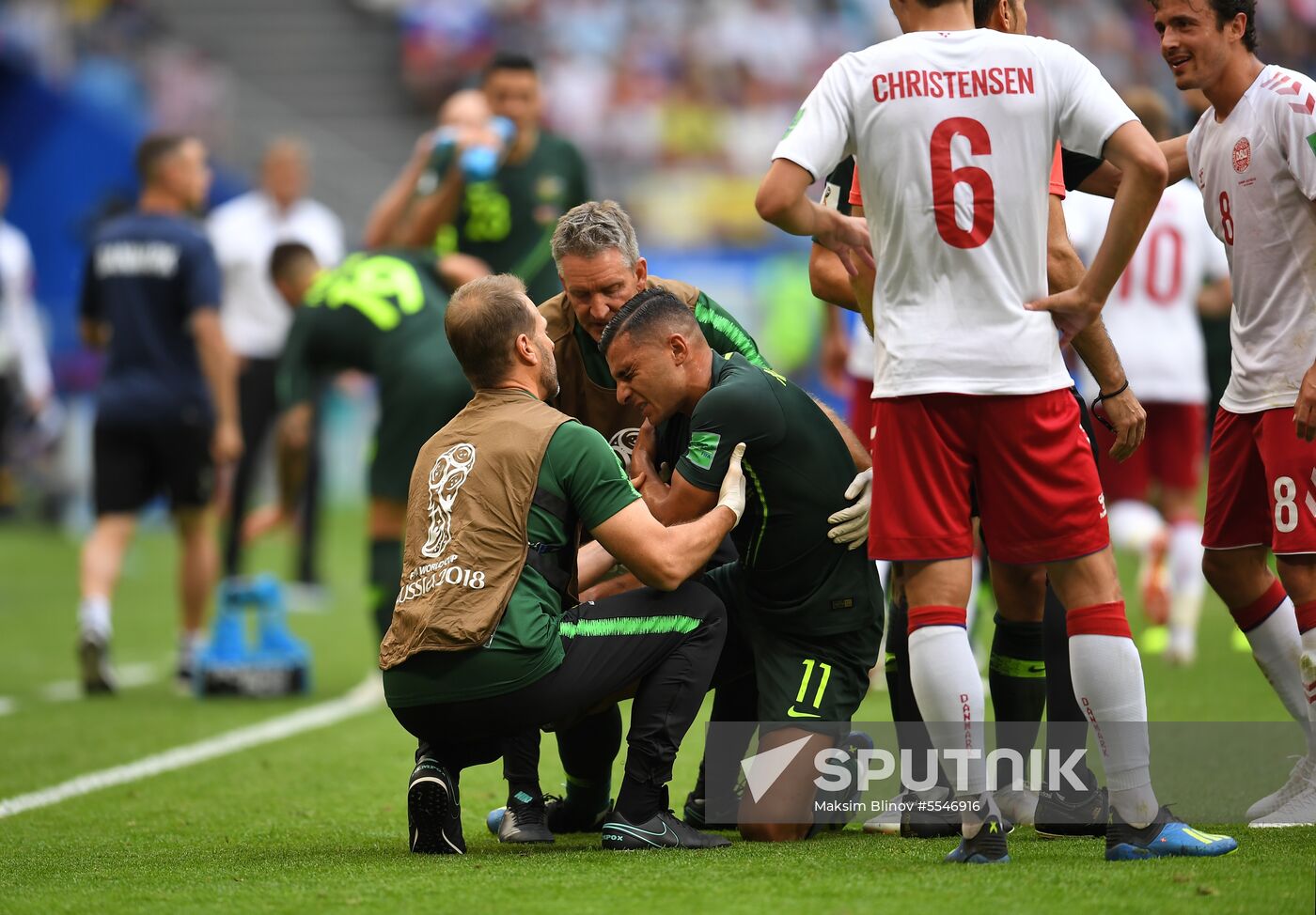 Russia World Cup Denmark - Australia
