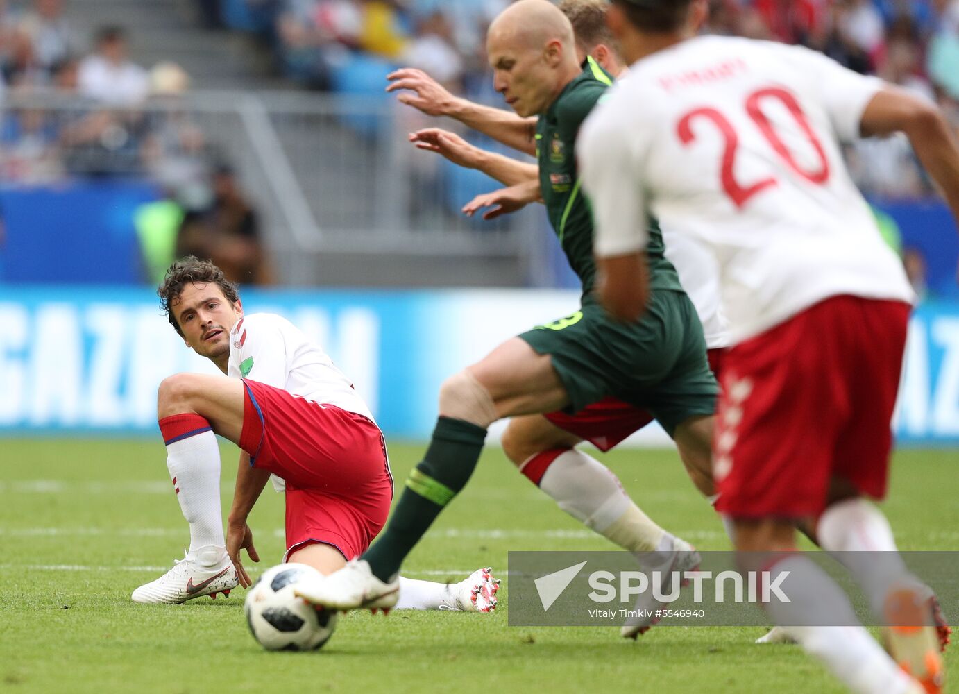 Russia World Cup Denmark - Australia