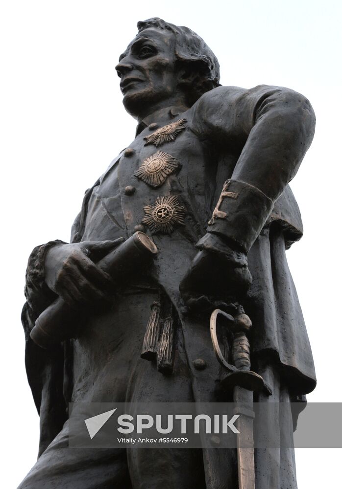 Suvorov monument unveiled in Ussuriysk