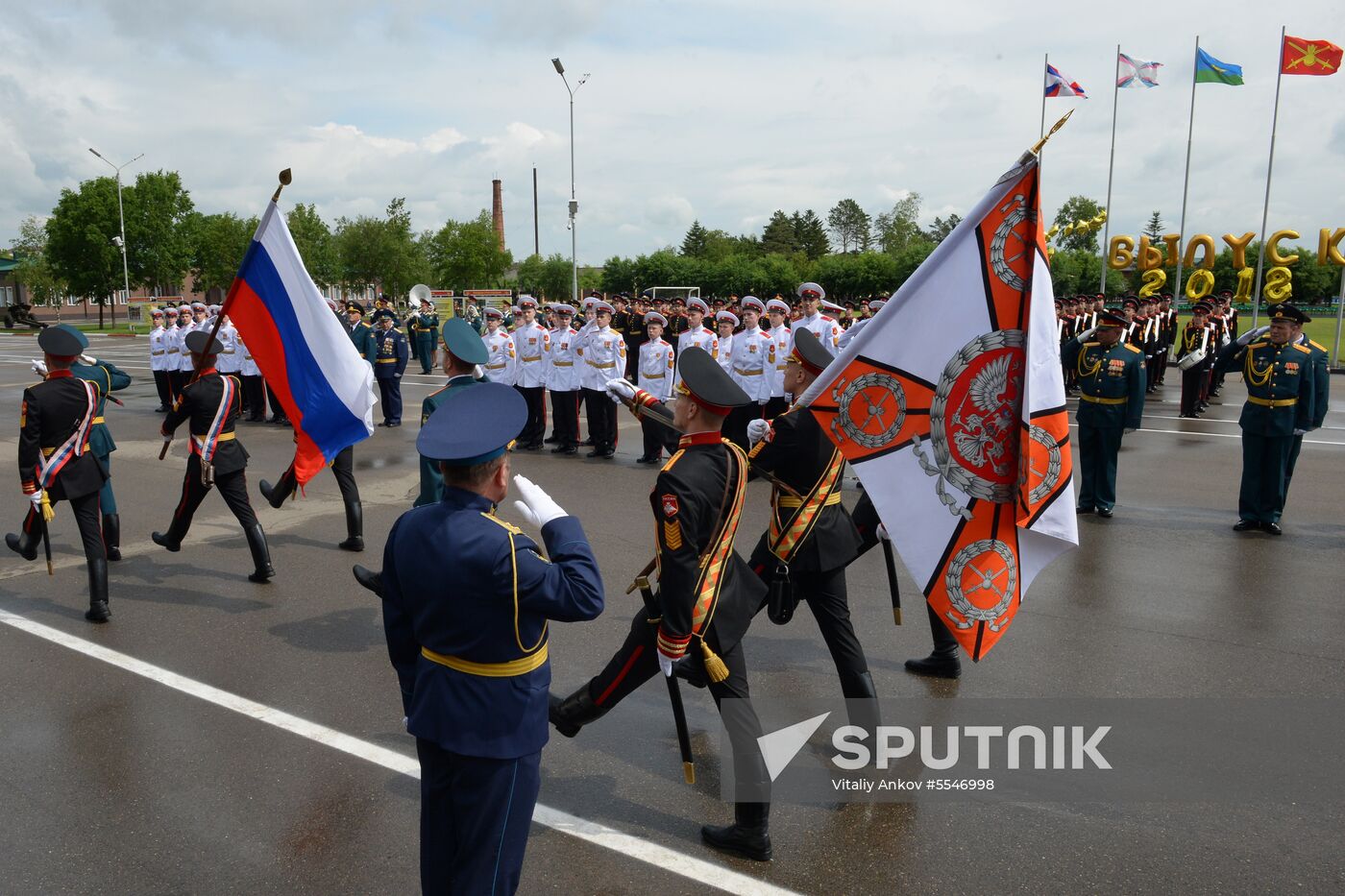 Cadet graduation ceremony at Ussuriysk Suvorov military school