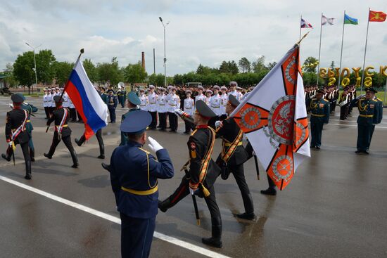 Cadet graduation ceremony at Ussuriysk Suvorov military school
