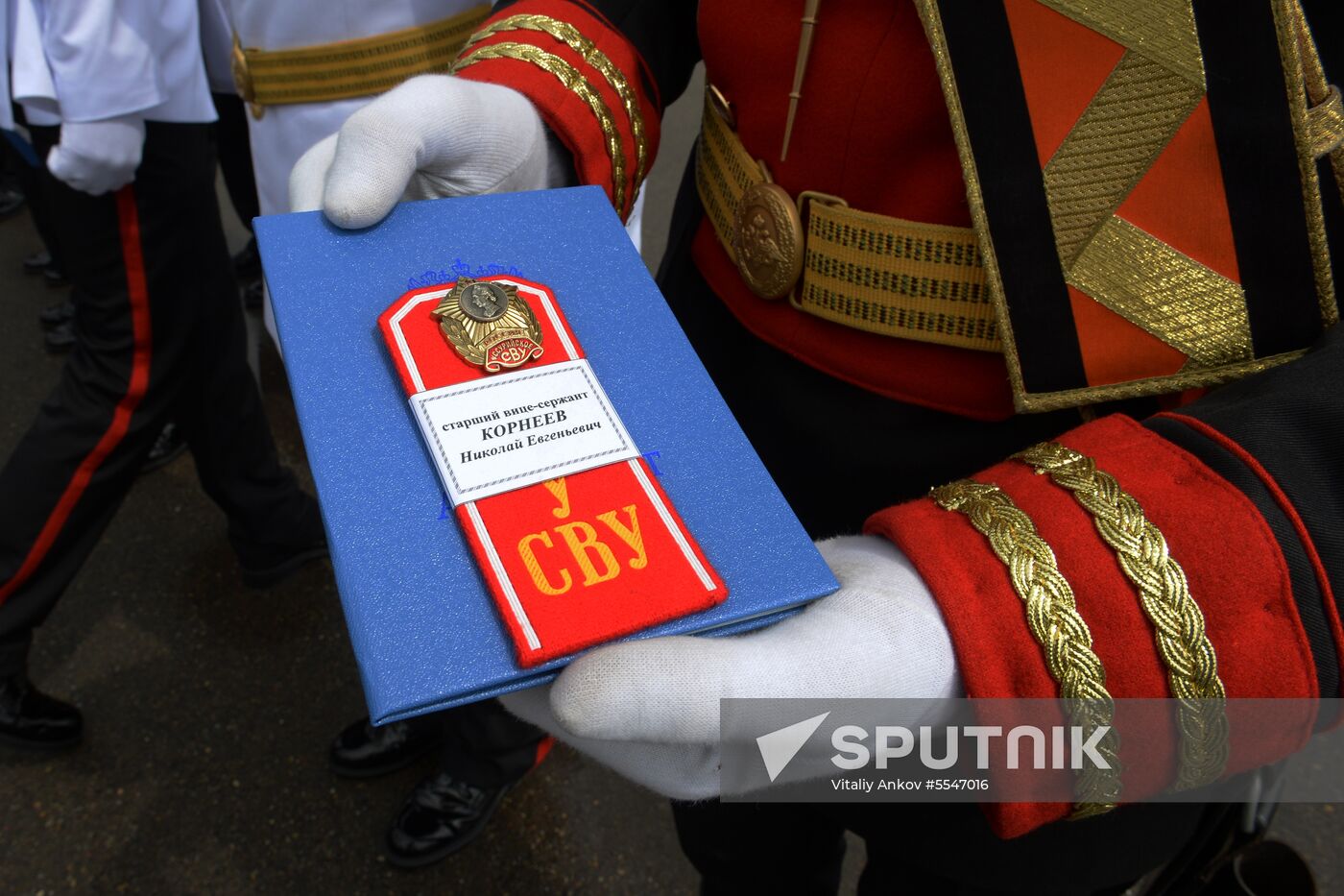 Cadet graduation ceremony at Ussuriysk Suvorov military school