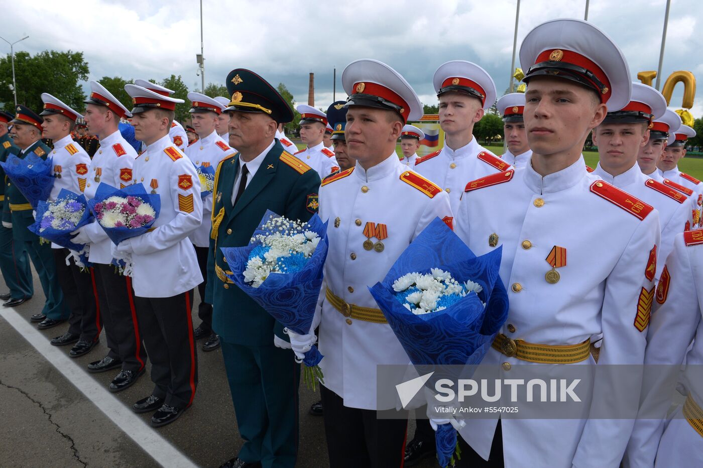 Cadet graduation ceremony at Ussuriysk Suvorov military school