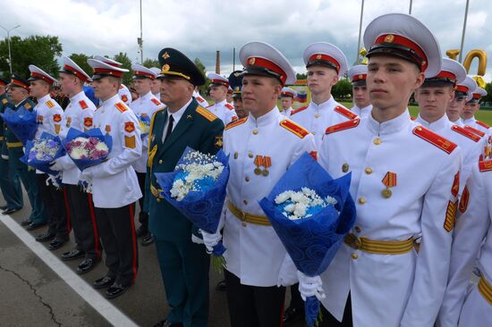 Cadet graduation ceremony at Ussuriysk Suvorov military school