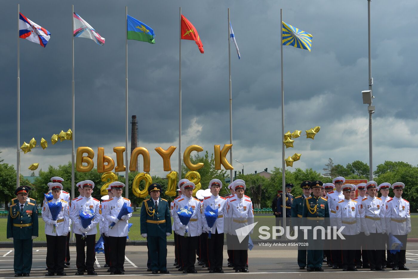 Cadet graduation ceremony at Ussuriysk Suvorov military school