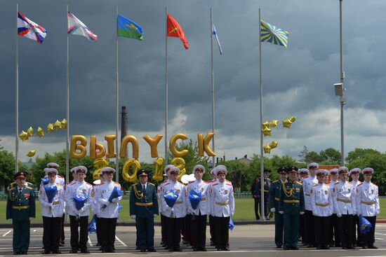 Cadet graduation ceremony at Ussuriysk Suvorov military school