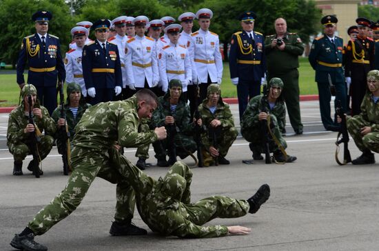 Cadet graduation ceremony at Ussuriysk Suvorov military school