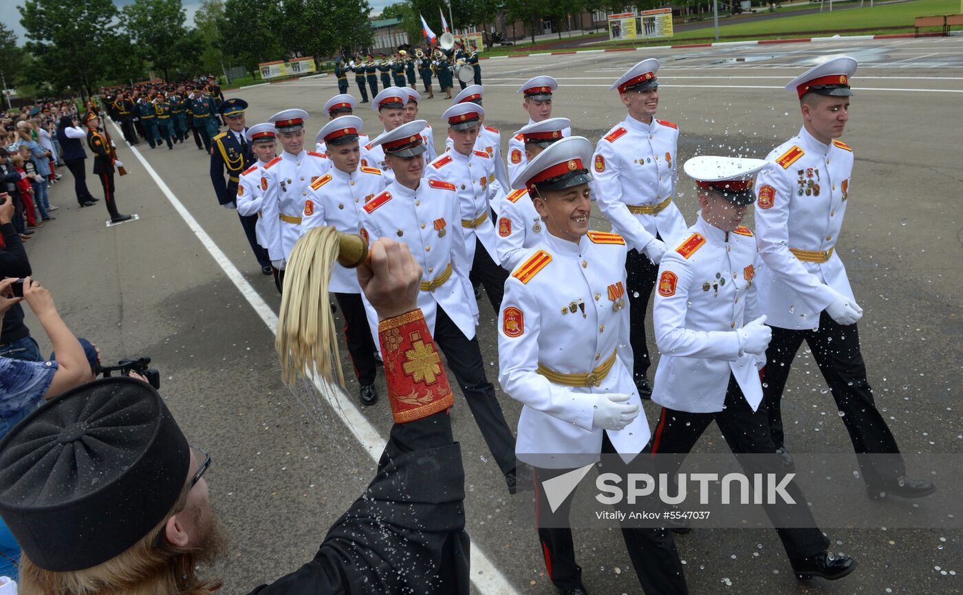 Cadet graduation ceremony at Ussuriysk Suvorov military school