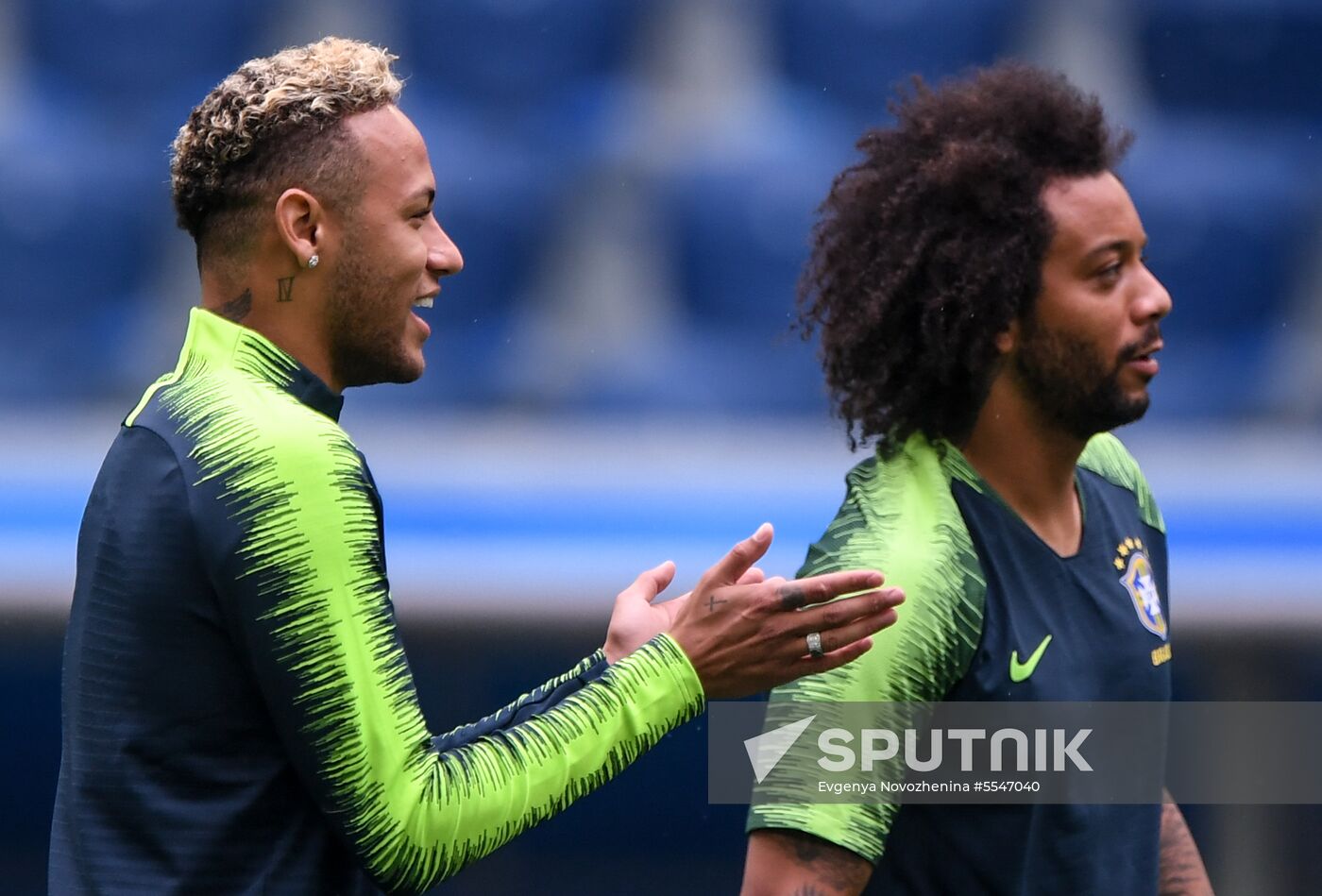 Russia World Cup Brazil Training