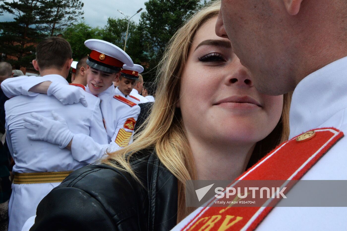 Cadet graduation ceremony at Ussuriysk Suvorov military school