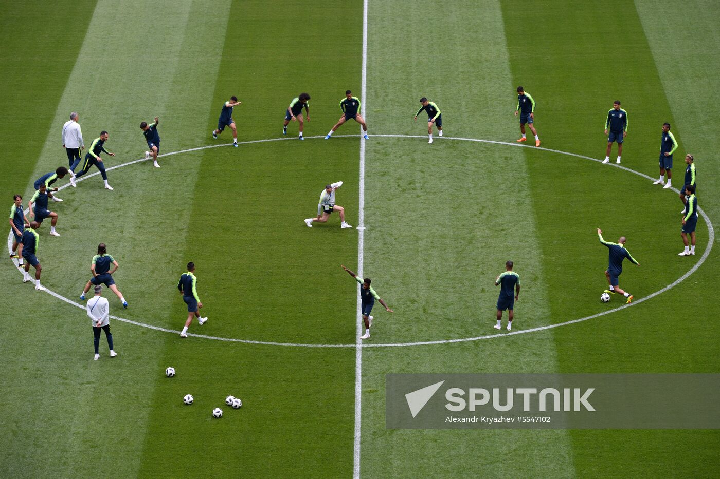 Russia World Cup Brazil Training