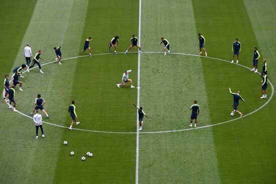 Russia World Cup Brazil Training