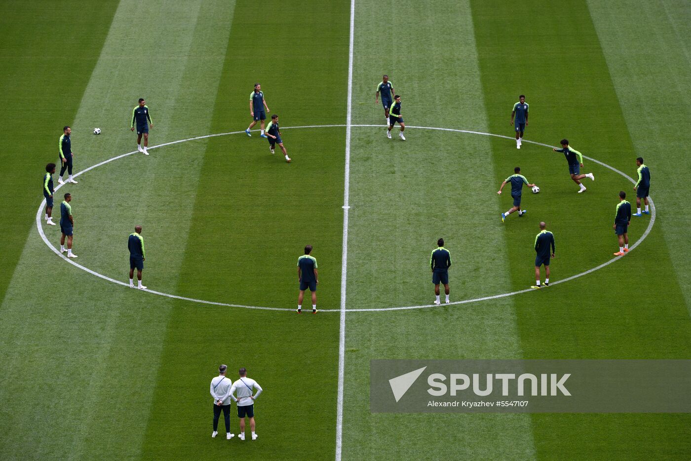 Russia World Cup Brazil Training