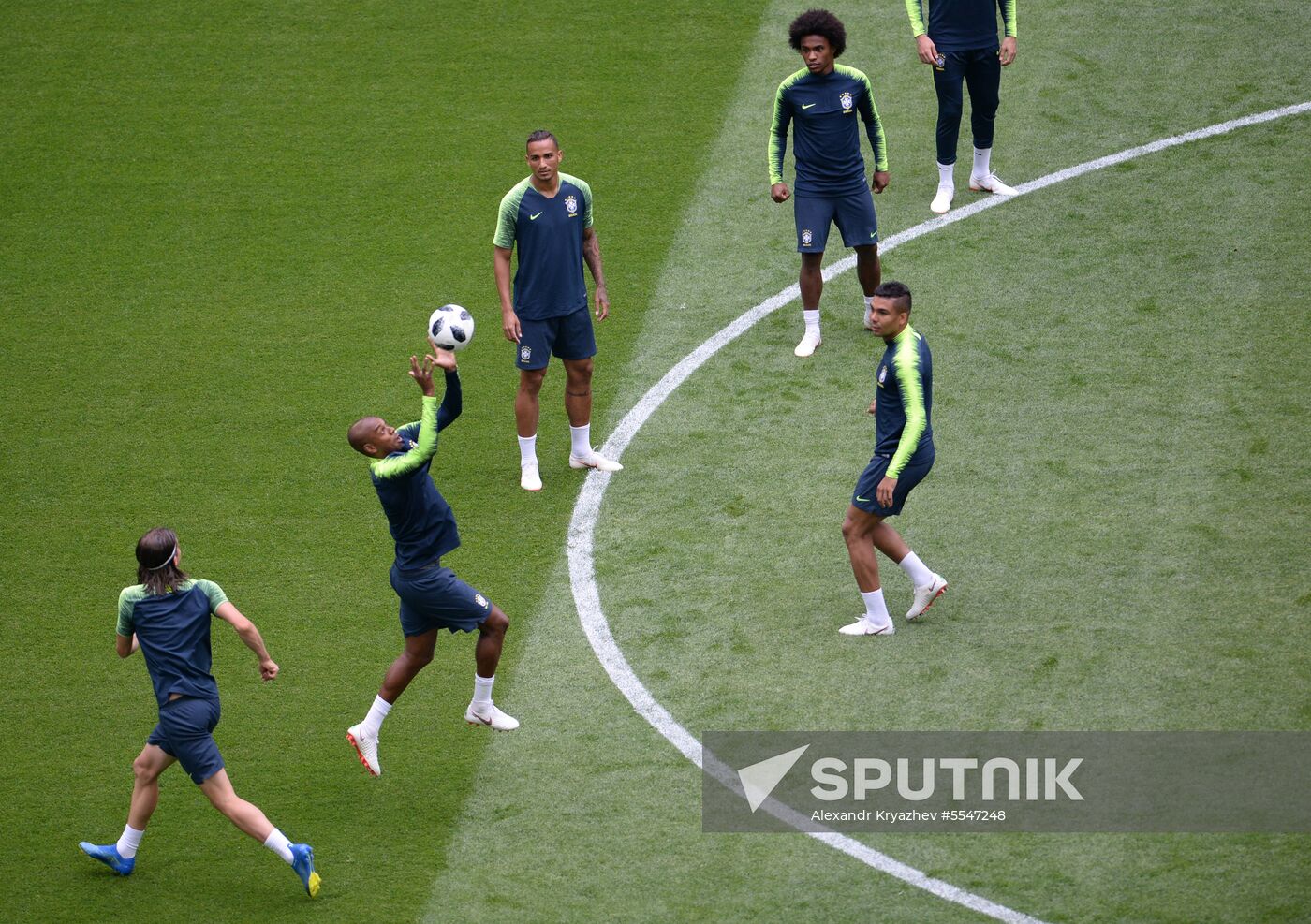 Russia World Cup Brazil Training