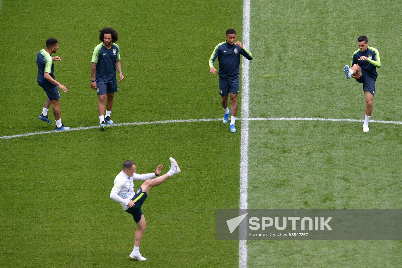 Russia World Cup Brazil Training