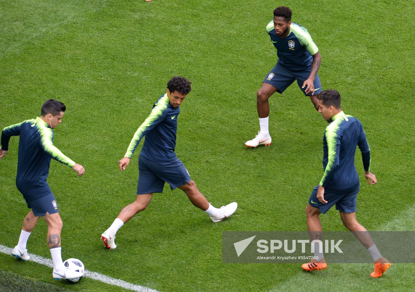 Russia World Cup Brazil Training
