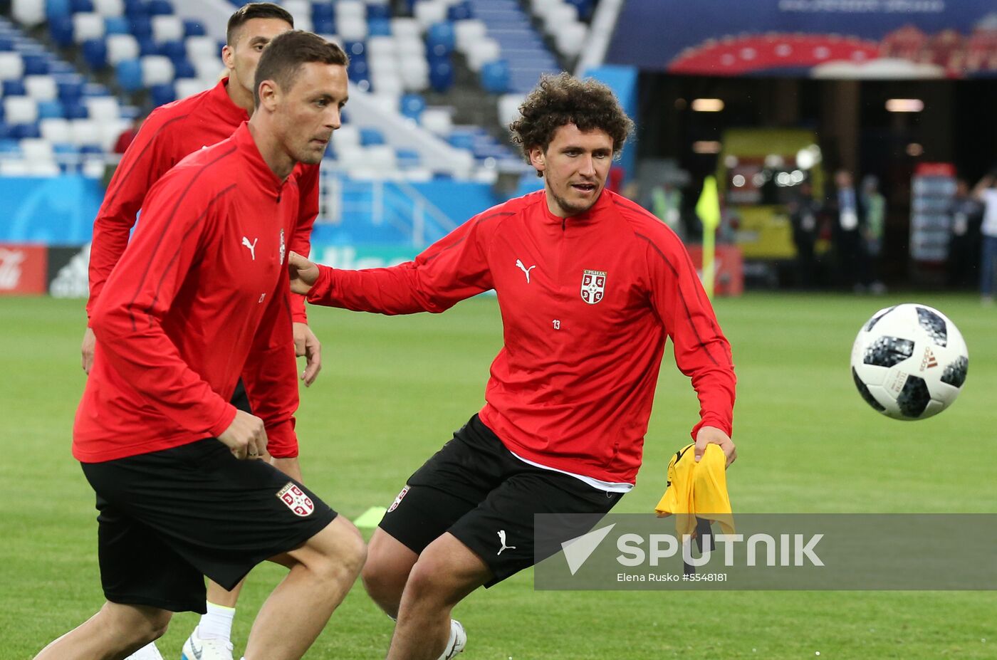 Russia World Cup Serbia Training