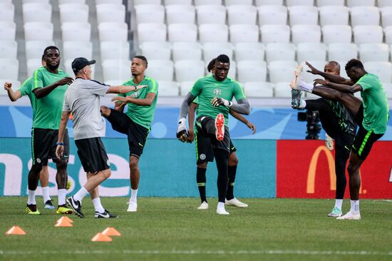 Russia World Cup Nigeria Training
