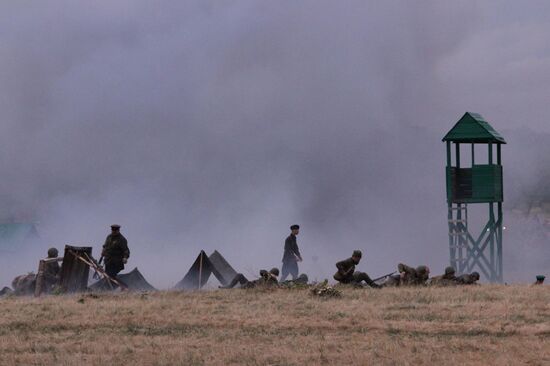June 22. Brest Fortress historical reenactment