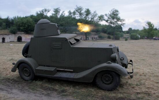 June 22. Brest Fortress historical reenactment