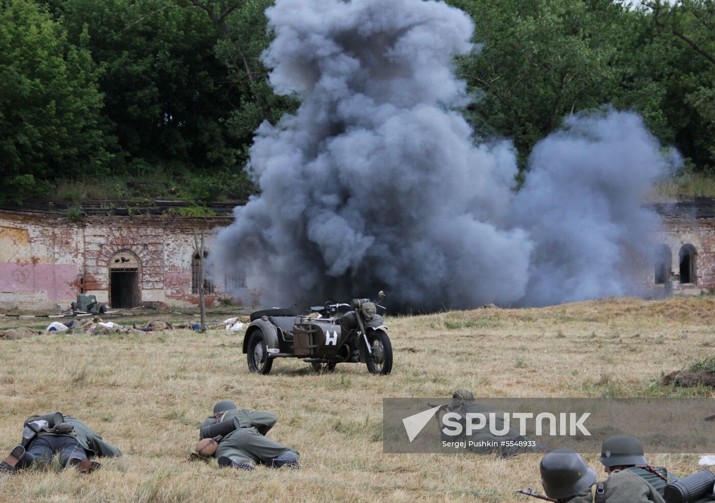 June 22. Brest Fortress historical reenactment