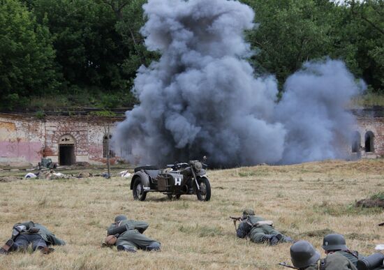 June 22. Brest Fortress historical reenactment