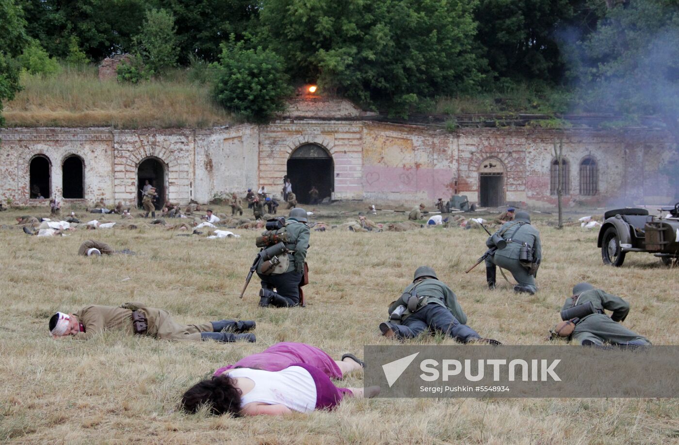 June 22. Brest Fortress historical reenactment