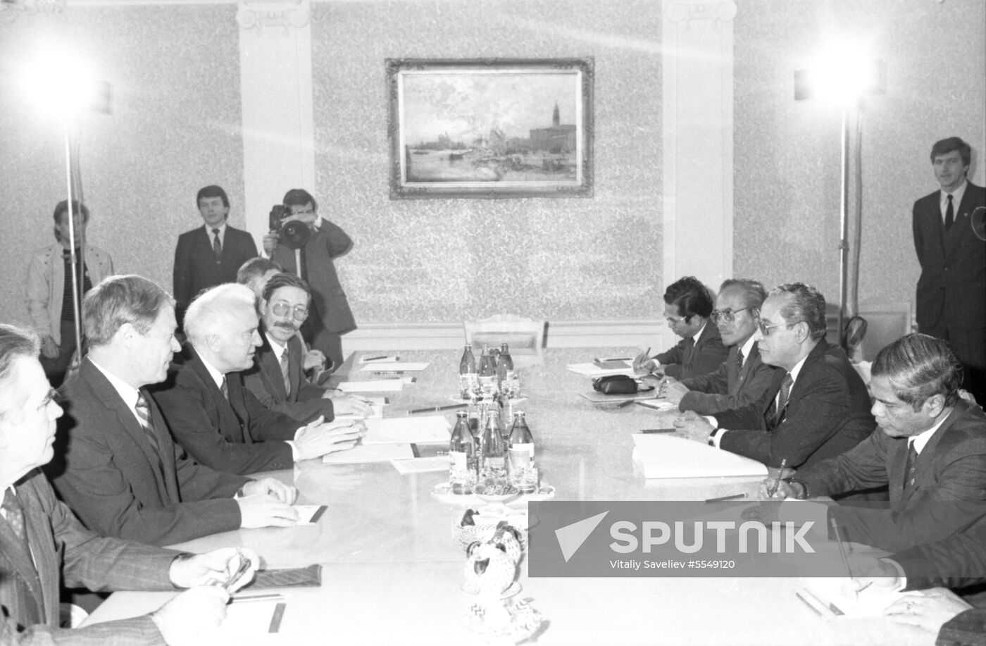 President of Indonesia Muhammad Suharto visits USSR
