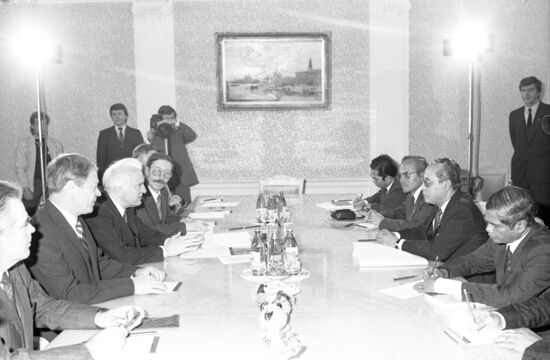 President of Indonesia Muhammad Suharto visits USSR