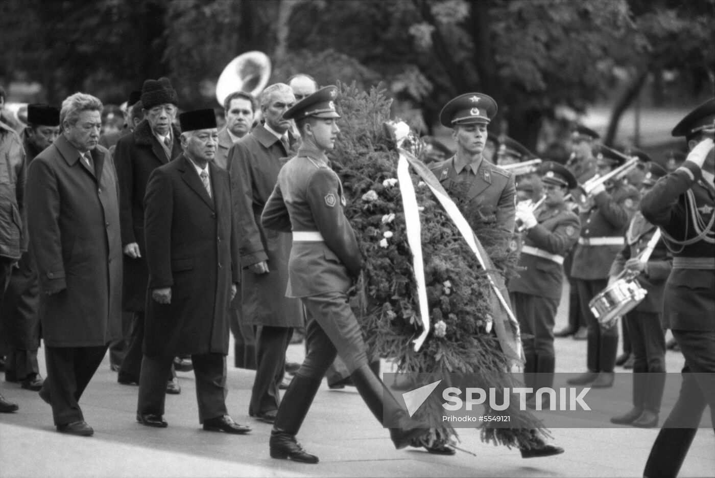 President of Indonesia Muhammad Suharto visits USSR
