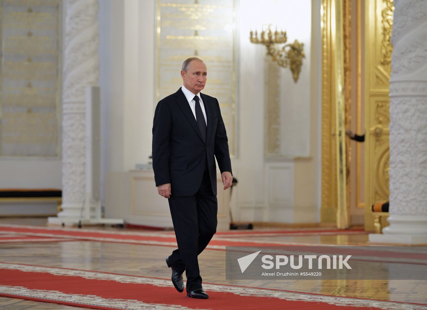 Russian President Vladimir Putin meets with President of Republic of Korea Moon Jae-in