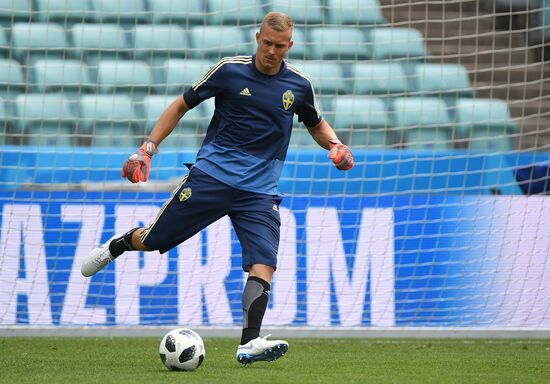 Russia World Cup Sweden Training