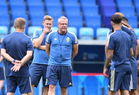 Russia World Cup Sweden Training