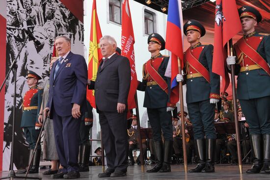 June 22, 1941. Moscow. Belorussky Railway Station patriotic campaign