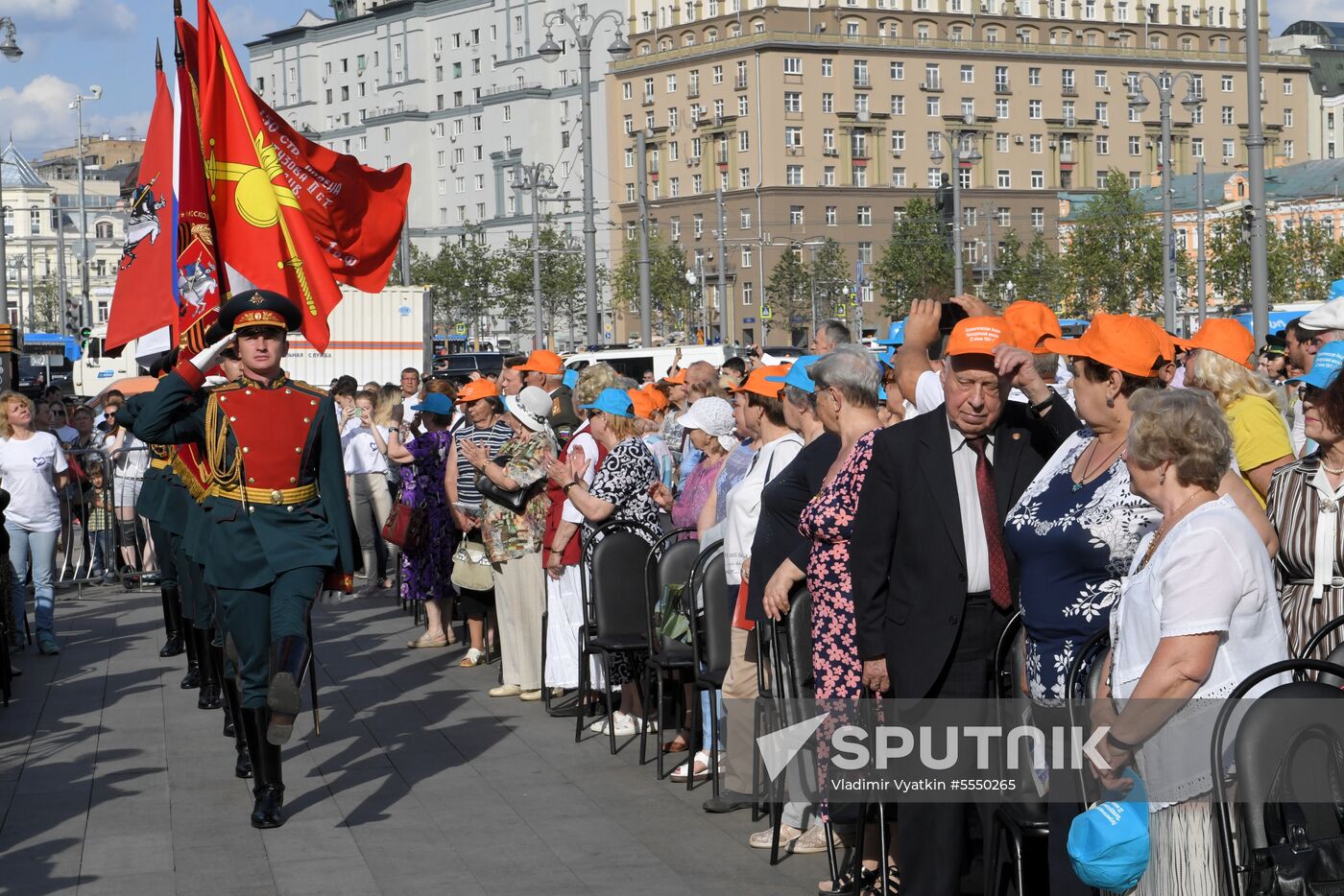 June 22, 1941. Moscow. Belorussky Railway Station patriotic campaign