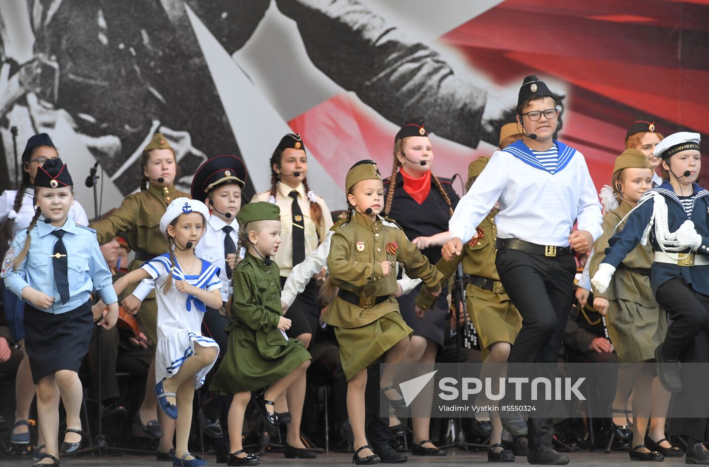 June 22, 1941. Moscow. Belorussky Railway Station patriotic campaign