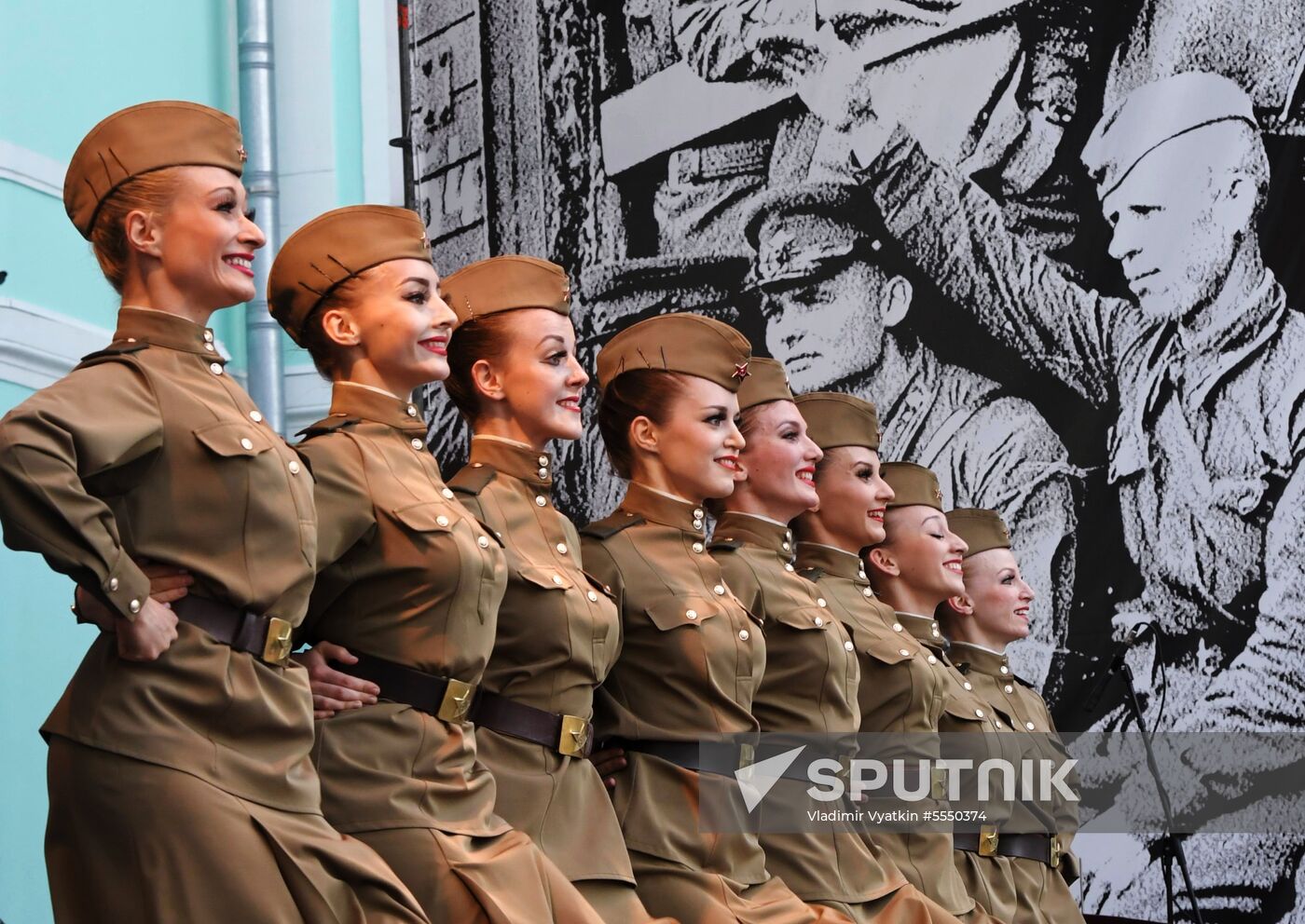 June 22, 1941. Moscow. Belorussky Railway Station patriotic campaign