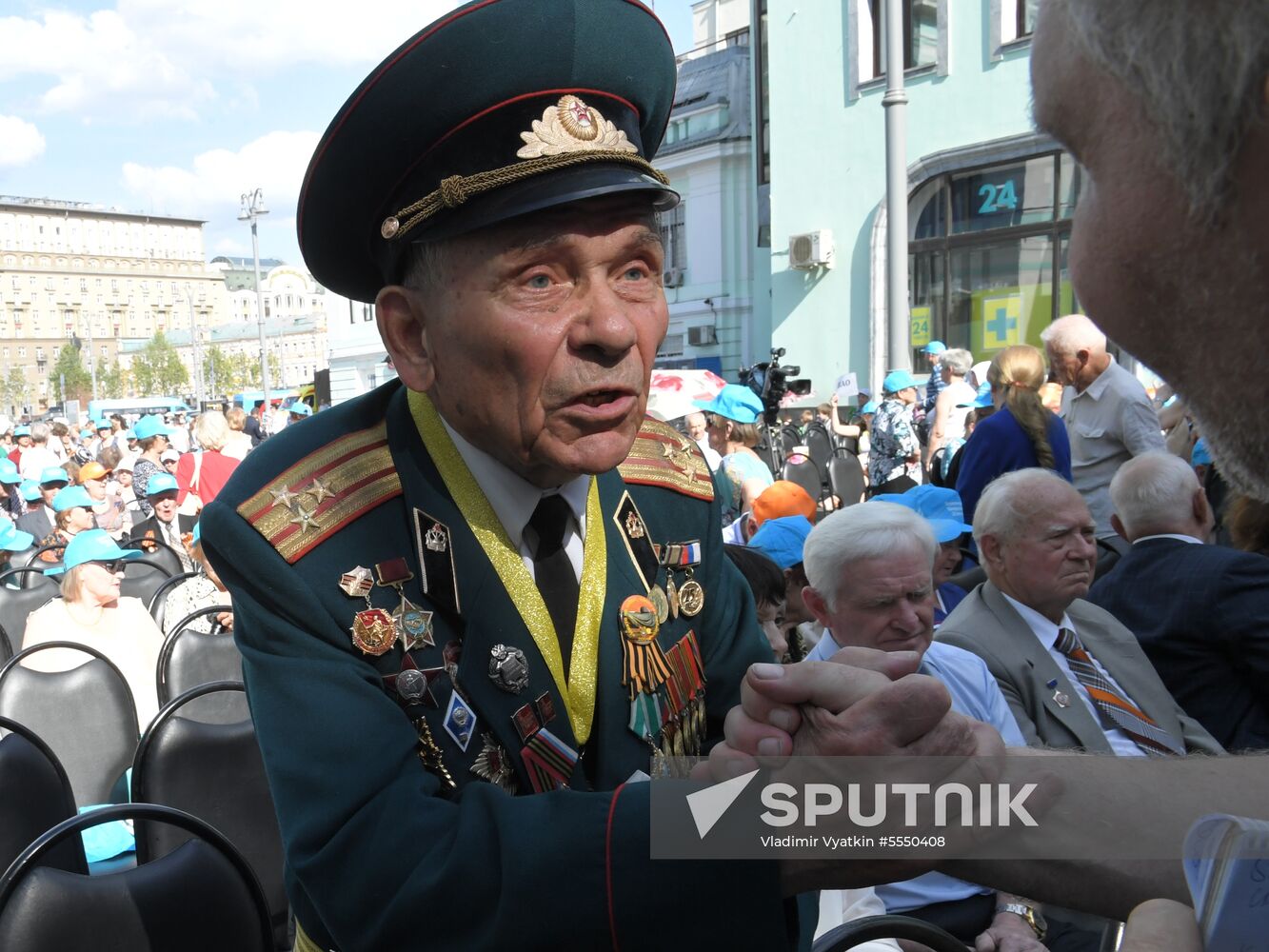 June 22, 1941. Moscow. Belorussky Railway Station patriotic campaign