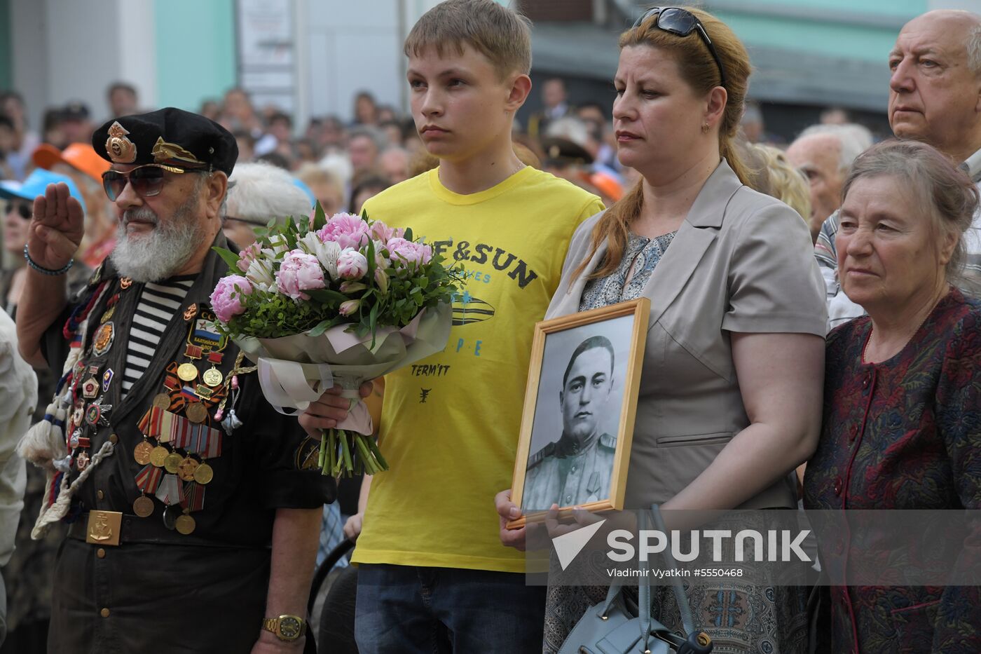 June 22, 1941. Moscow. Belorussky Railway Station patriotic campaign