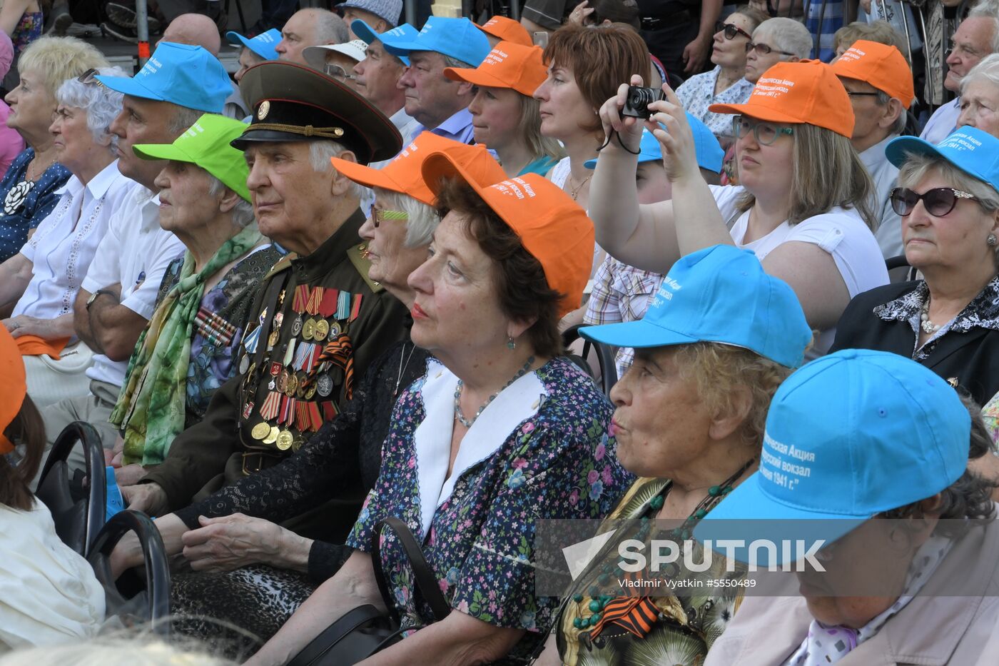 June 22, 1941. Moscow. Belorussky Railway Station patriotic campaign