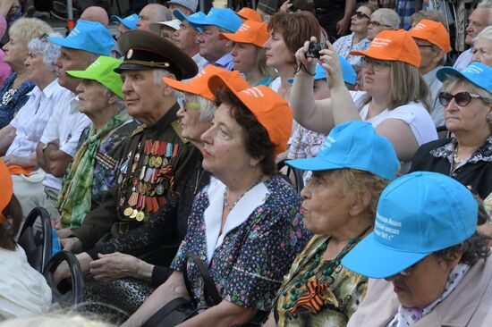 June 22, 1941. Moscow. Belorussky Railway Station patriotic campaign