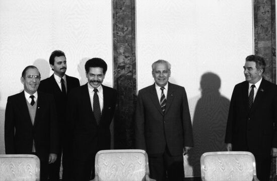 Nicaraguan parliamentarians visit USSR