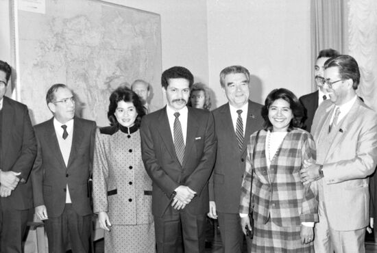 Nicaraguan parliamentarians visit USSR