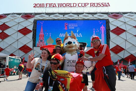 Russia World Cup Belgium - Tunisia