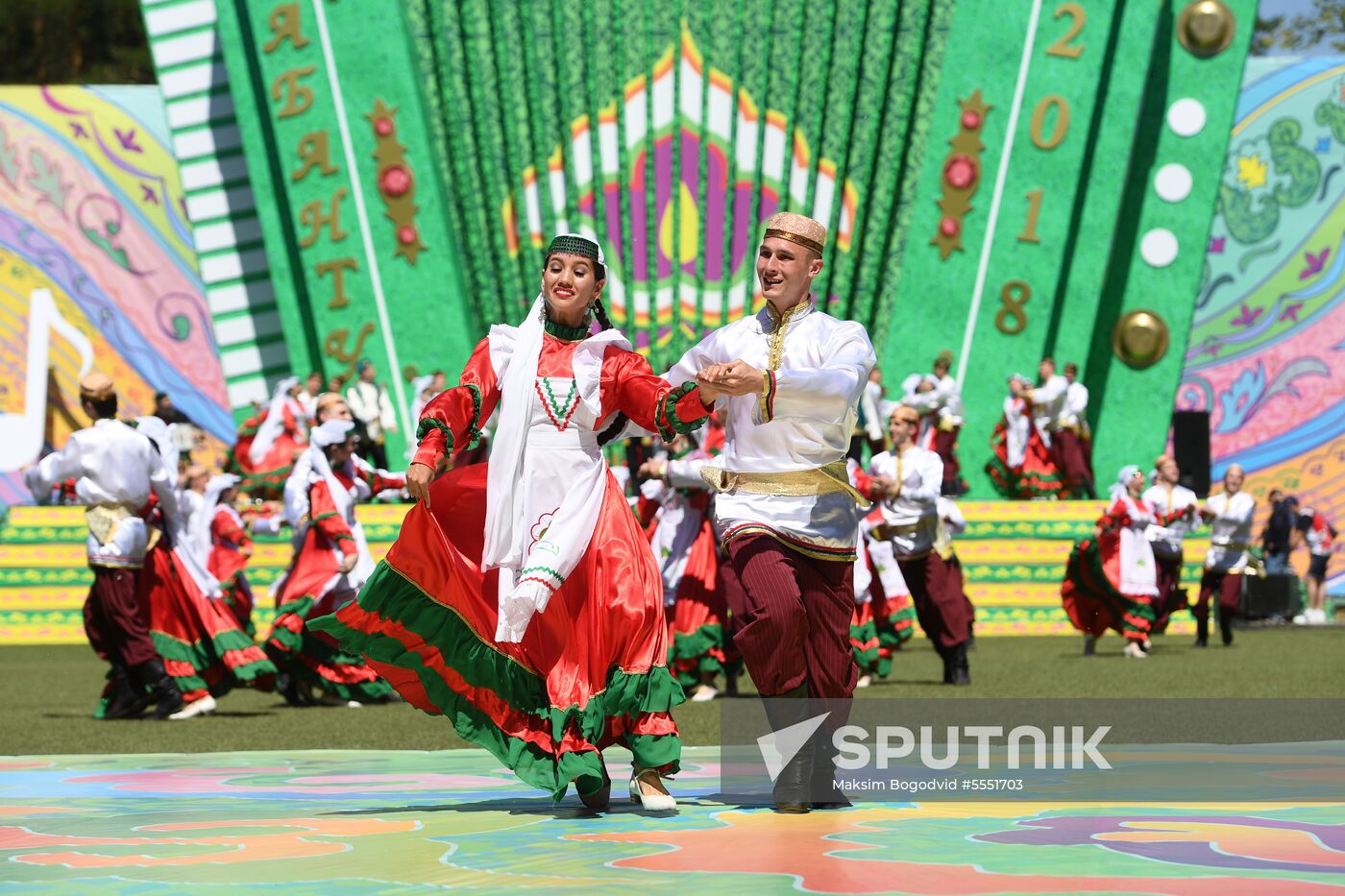 Sabantuy festival in Kazan